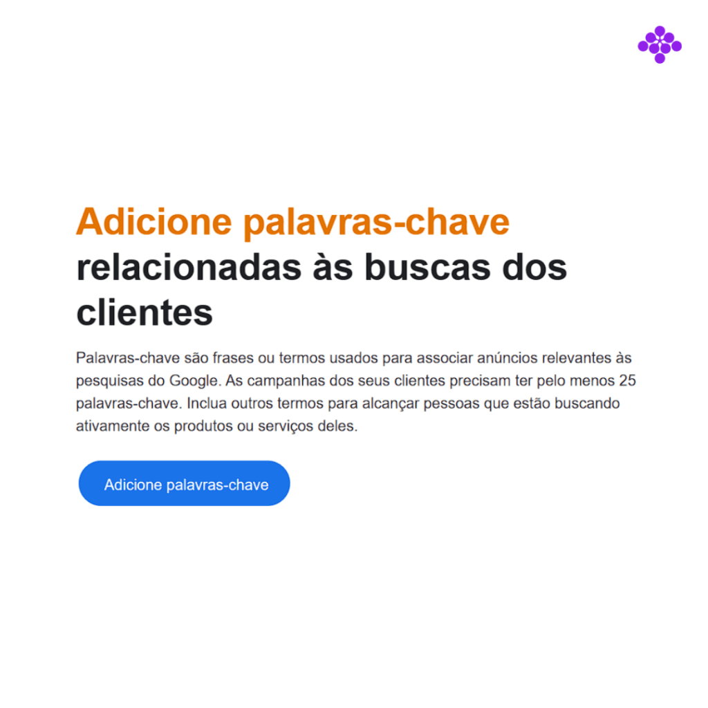 Palavras-chave Google